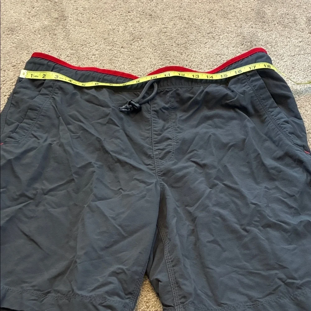The North Face Red and Gray Men's Shorts